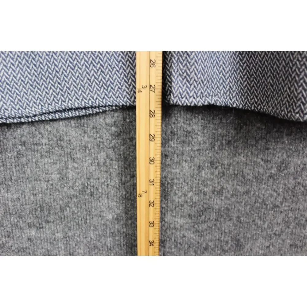 Larsson & Co Premium Men's Textured Herringbone Weave Shirt Blue‎ Size XL